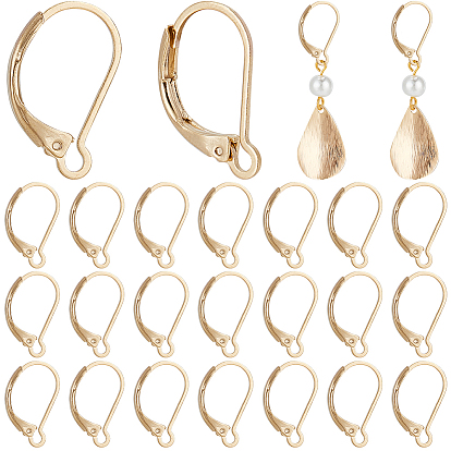 50 шт. латунные серьги с рычагом