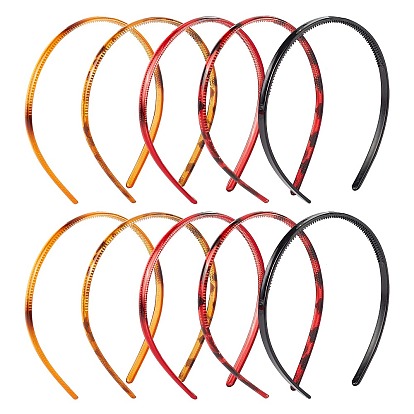 Plastic Hair Band Findings, Round
