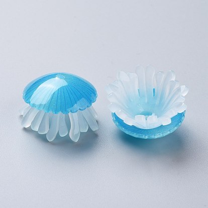 Transparent Acrylic Beads, Jellyfish
