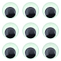 Luminous Self Adhesive Plastic Wiggle Googly Eyes Cabochons, DIY Scrapbooking Crafts Toy Accessories