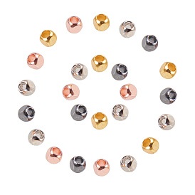 Cube Brass Spacer Beads
