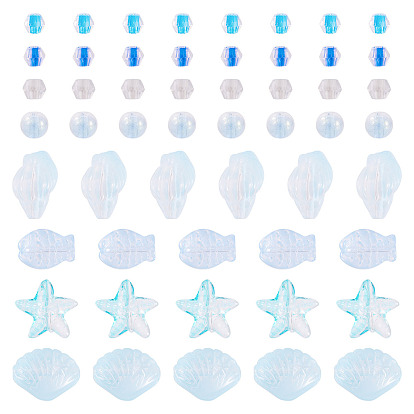 89g 6 стили прозрачная аэрозольная краска стеклянные шарики, разнообразные