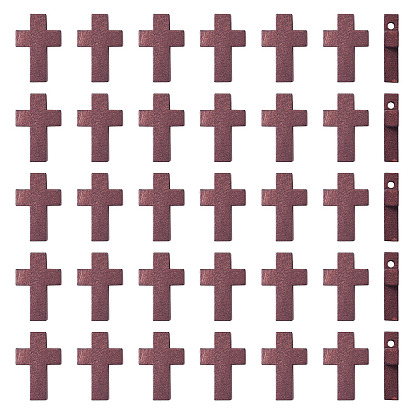 150Деревянные подвески шт., крестик