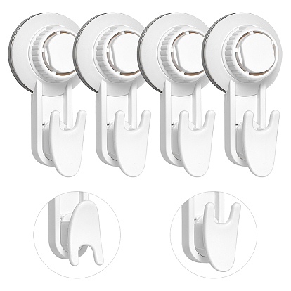 Вешалки с крючками на присоске из АБС-пластика, сверхмощные присоски, настенные держатели для удочек