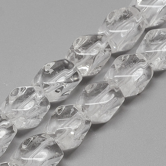 Природных кристаллов кварца бисер нитей, граненый кубоид 