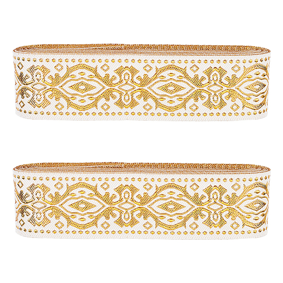 Вышивка полиэфирными лентами в этническом стиле, жаккардовая лента с цветочным узором, аксессуары для одежды