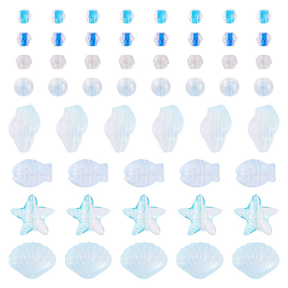 89g 6 стили прозрачная аэрозольная краска стеклянные шарики, разнообразные