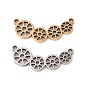 201 Stainless Steel Connector Charms, Lotus Root Slices Links