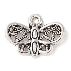 Tibetan Style Alloy Pendants, Cadmium Free & Lead Free, Butterfly