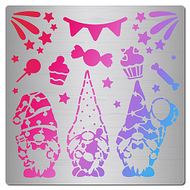 Трафареты для штампов из нержавеющей стали, для diy scrapbooking / фотоальбом, декоративная тисняющая бумажная карточка, матовый цвет нержавеющей стали