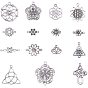 Tibetan Style Alloy Pendants, Mixed Shapes