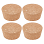 Cork Bottle Stopper, Flat Round