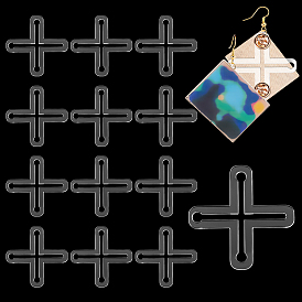36шт. прозрачные акриловые многожильные звенья, крестик