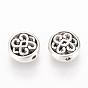 Alloy Beads, Flat Round, Cadmium Free & Lead Free