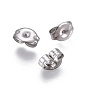Vacuum Plating 304 Stainless Steel Ear Nuts, Earring Backs