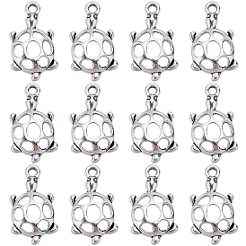 100 подвески из цинкового сплава в тибетском стиле, полый, Морская черепаха