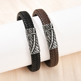 Браслеты из микрофибры для мужчин и женщин, с 304 из нержавеющей стали магнитные застежки