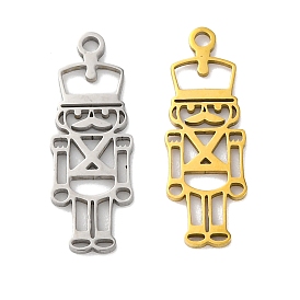 201 подвески из нержавеющей стали, лазерная резка, Щелкунчик солдатский амулет