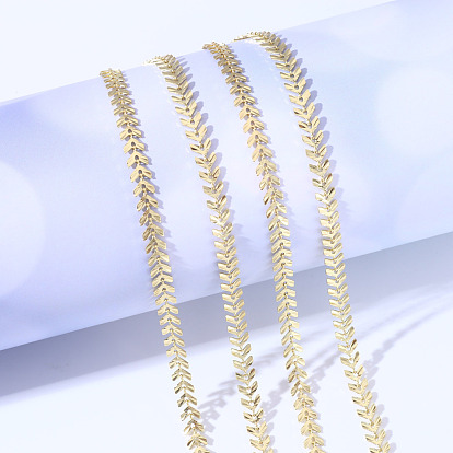 Brass Cobs Chain, Long-Lasting Plated, Soldered, Textured