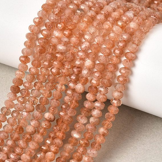 Бусы из натурального золота, фонарь, граненые