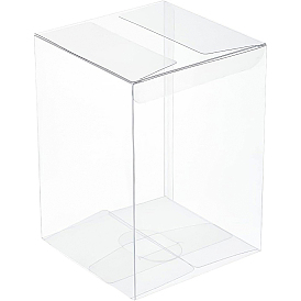 Прямоугольная прозрачная пластиковая коробка из пвх подарочная упаковка, водонепроницаемая складная коробка, для игрушек и форм