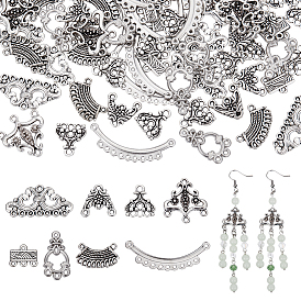 100шт 8 стили тибетский стиль сплав люстры компоненты ссылки, разнообразные