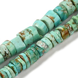 Natural Turquoise Beads Strands, Disc