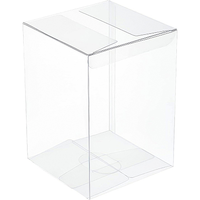 Прямоугольная прозрачная пластиковая коробка из пвх подарочная упаковка, водонепроницаемая складная коробка, для игрушек и форм