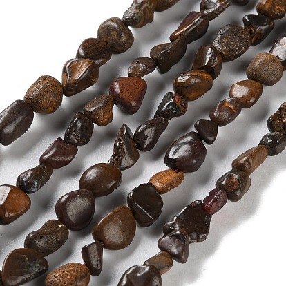 Естественная почва опал бусин пряди, самородки, упавший камень