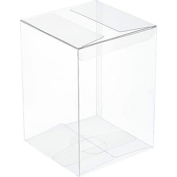 Прямоугольная прозрачная пластиковая коробка из пвх подарочная упаковка, водонепроницаемая складная коробка, для игрушек и форм