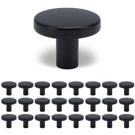 25 шт. круглая ручка-скоба из сплава, двери шкафа ручка мебель тянуть, с винтами