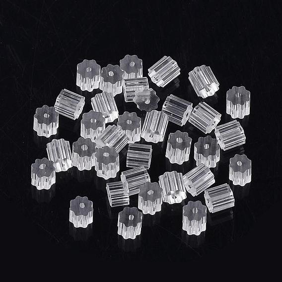 Plastic Ear Nuts, Earring Backs, Polygon