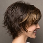 Short Shaggy Wavy Wigs, Synthetic Wigs, Heat Resistant High Temperature Fiber, For Woman