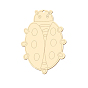 Unfinished Wooden Pendant Decorations, Wall Decorations, with Rope, Ladybug