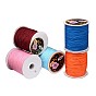 Cordón trenzado de nailon, Cordón chino para nudos, ideal para la elaboración de bisutería y manualidades de macramé., 2 mm, aproximadamente 98.42 yardas (90 m) / rollo