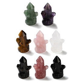 Украшения для показа кластеров натуральных драгоценных камней, фигурка для украшения дома, энергетический камень рейки для исцеления