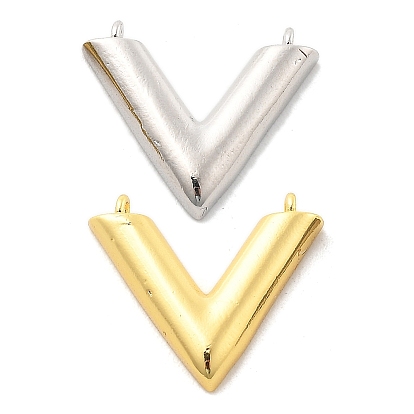 Латунные подвески, подвески с буквой v, стойки покрытие, долговечный, без свинца и без кадмия