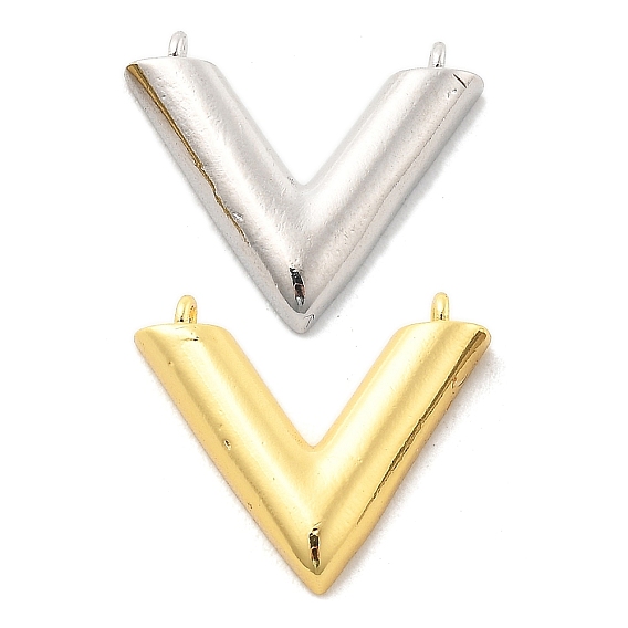 Латунные подвески, подвески с буквой v, стойки покрытие, долговечный, без свинца и без кадмия