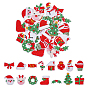 15 шт. полиэстеровые швейные аксессуары для украшения, разнообразные, Новогодняя тема