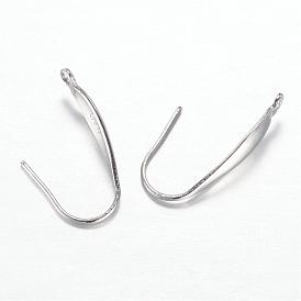 316 crochets de boucle d'oreille chirurgicaux en acier inoxydable, fil d'oreille, avec boucle verticale