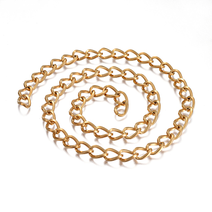 304 Stainless Steel Curb Chains, Unwelded