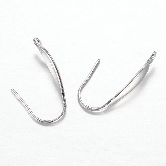316 хирургические крючки для серег из нержавеющей стали, провод уха, с вертикальной петлей