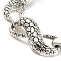 Bohemia Style Alloy Snake Link Chain Bracelets for Women