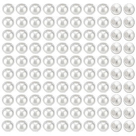 100Pcs 925 Sterling Silver Beads, Round