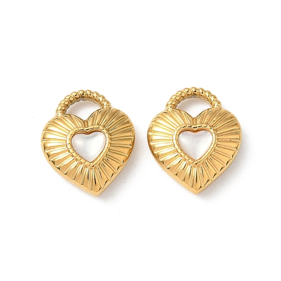 304 подвески из нержавеющей стали, сердце, cmолой, ионное покрытие (ip)