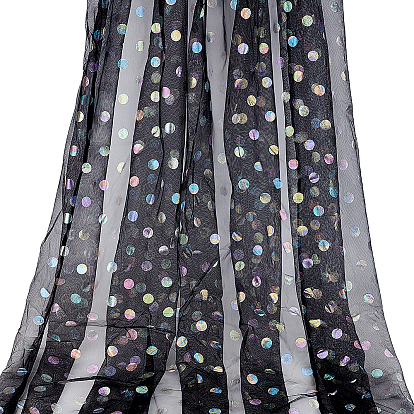 Nylon Fabric, with Polka Dot Sequins, Clothing Accessories
