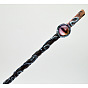 Natural Gemstone Witch Magic Stick, Cosplay Evil Eye Magic Wand, for Witches and Wizards