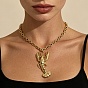 Alloy Lobster Pendant Necklaces for Women