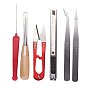 DIY Jewelry Tool Kits, with Pliers, Scissor, Beading Tweezers, Rings and Other Tools