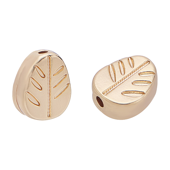 Alloy Beads, Leaf
